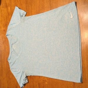 Nike Light Blue Dri-fit Shirt Medium